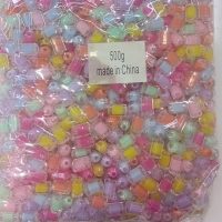 مهره آبرنگی شفاف مدل استوانه ای