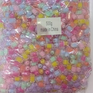مهره آبرنگی شفاف مدل استوانه ای