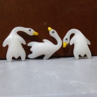 پیکسل سه بعدی طرح غاز بریون