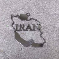 پلاک ایران استیل رنگ ثابت
