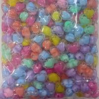 مهره آبرنگی شفاف مدل قلب بسته نیم کیلویی